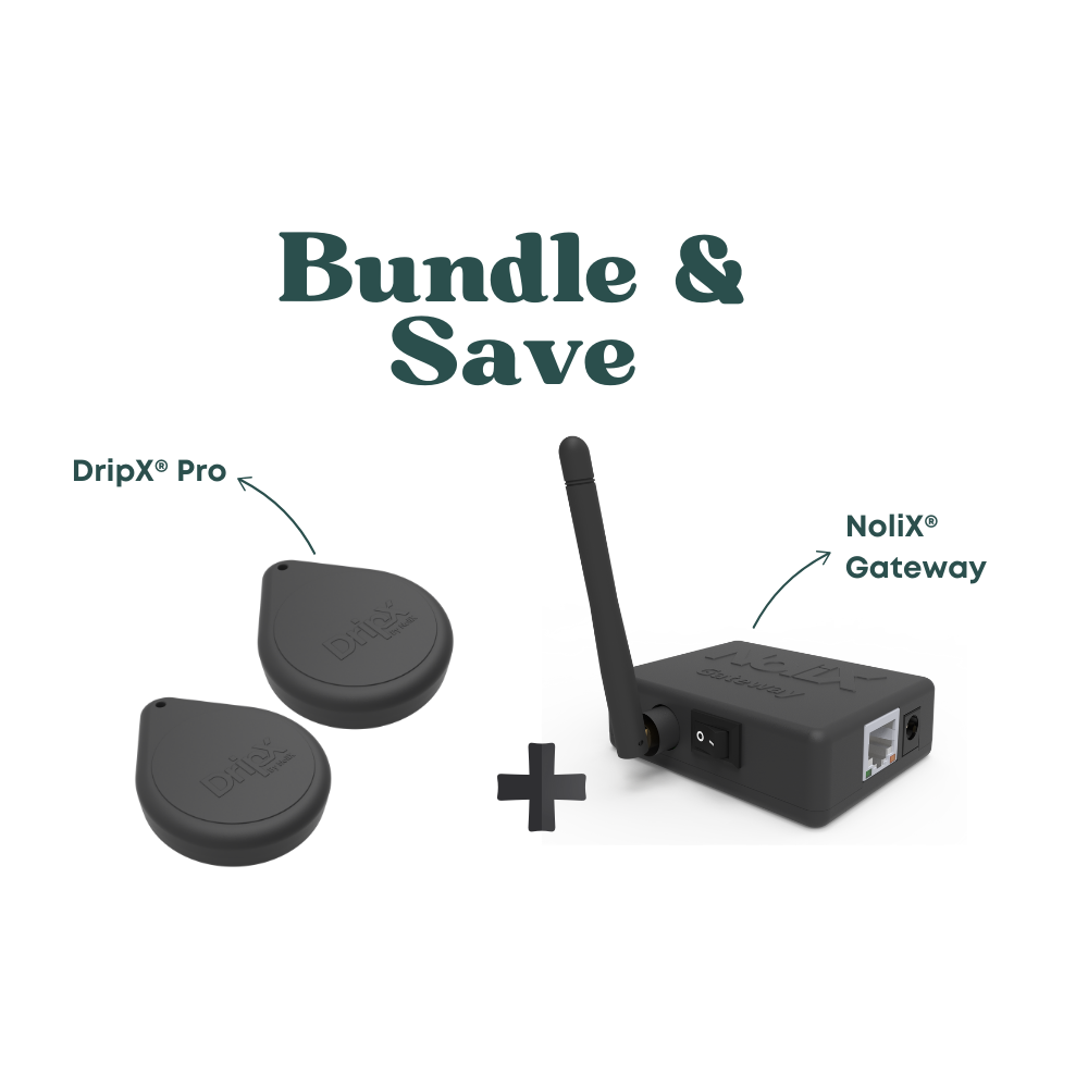 DripX® Pro Starter Kit – NoliX Gateway + 2 DripX® Pro Devices