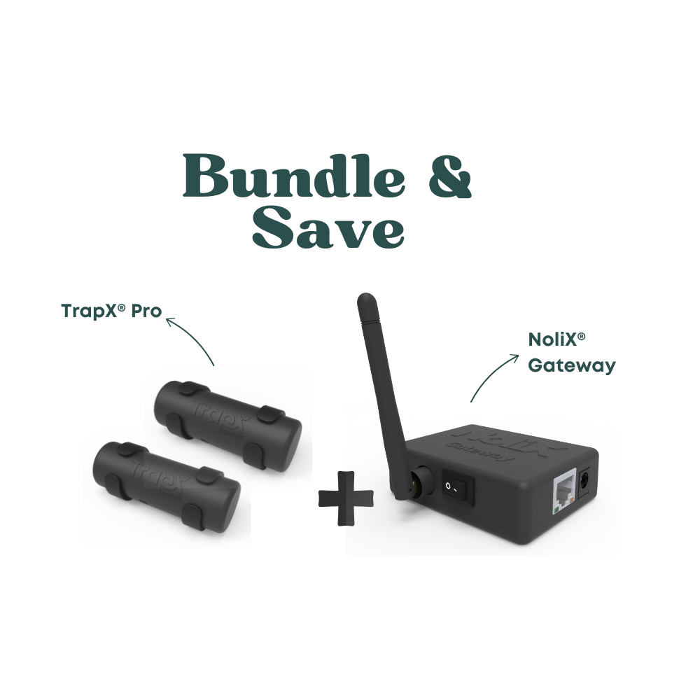TrapX® Pro Starter Kit – NoliX Gateway + 2 TrapX® Pro Devices