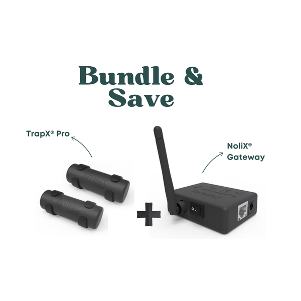 TrapX® Pro Starter Kit – NoliX Gateway + 2 TrapX® Pro