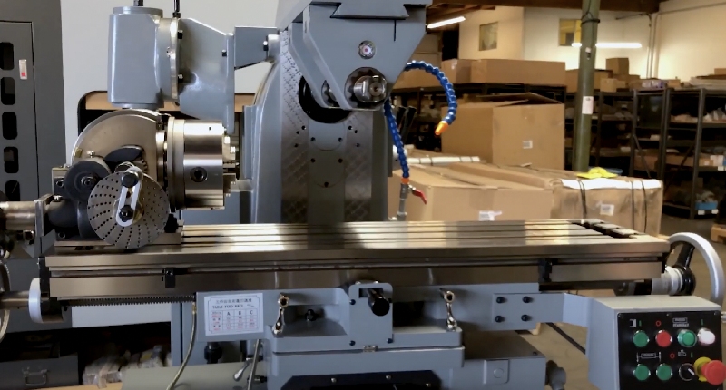 how to use a rotary table on a milling machine